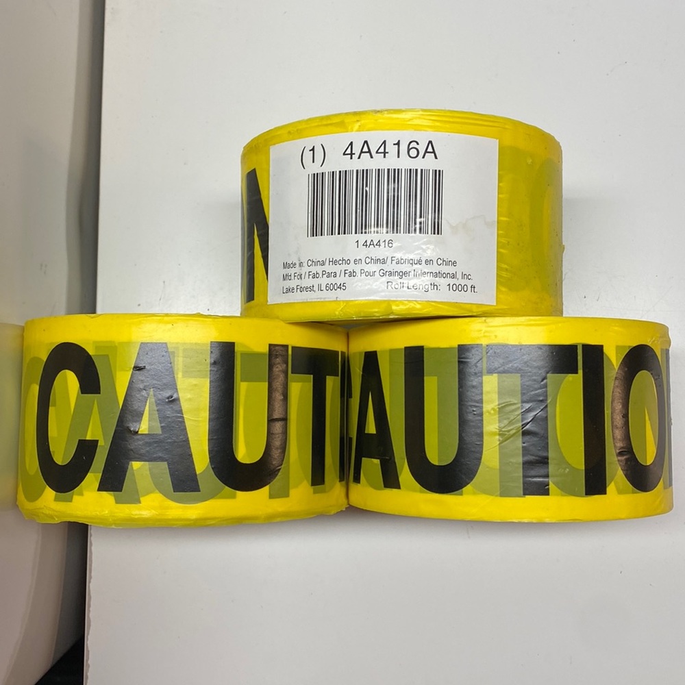 Caution Tape - new (3 rolls)